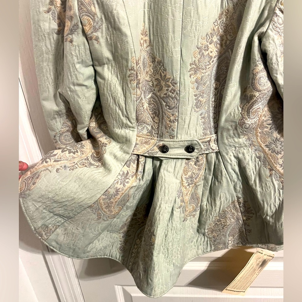 STUNNING EMBROIDERED VICTORIAN STYLED JACKET sz L Wah Maker